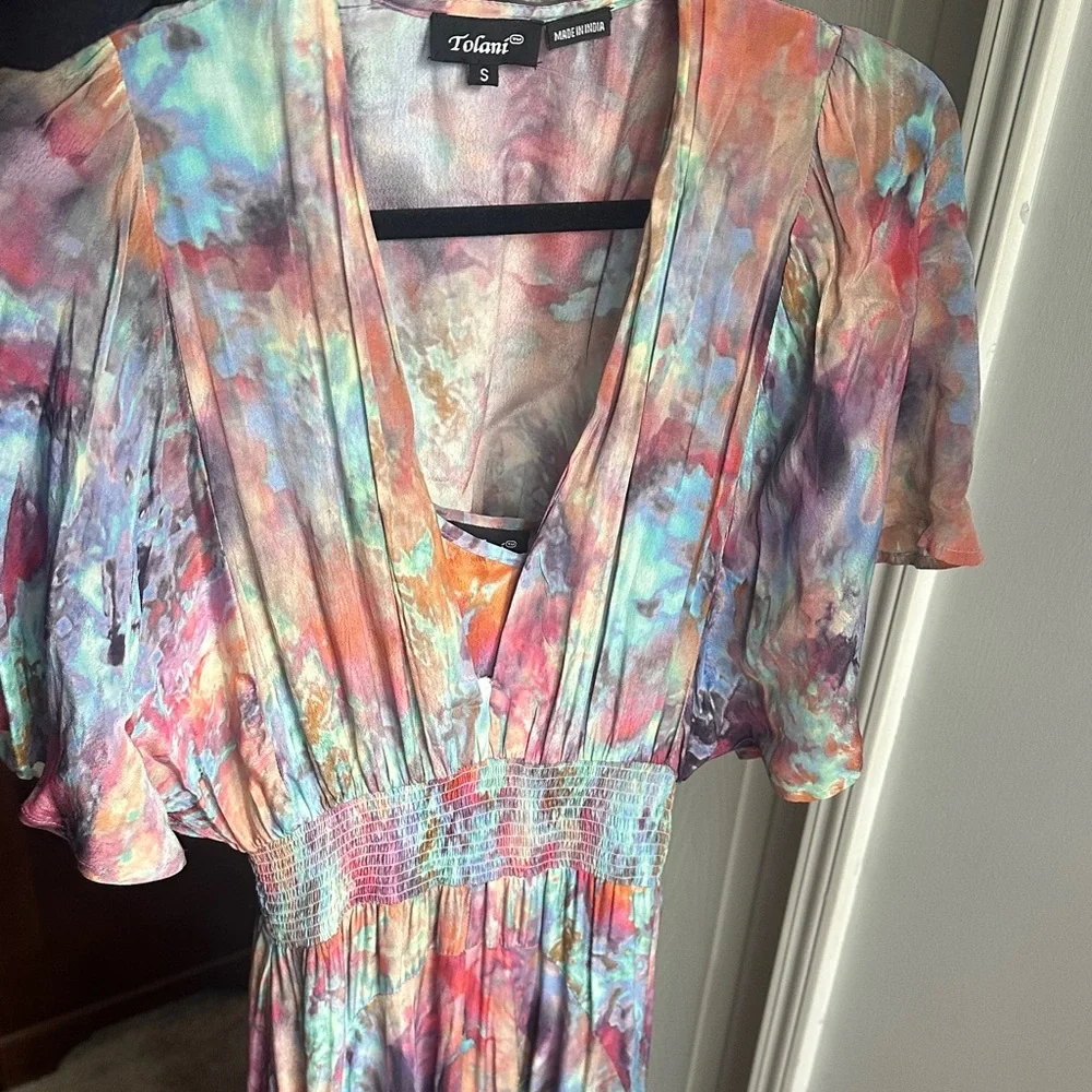 Tolani Vibrant Multicolor Maxi Dress - Picture 2 of 4